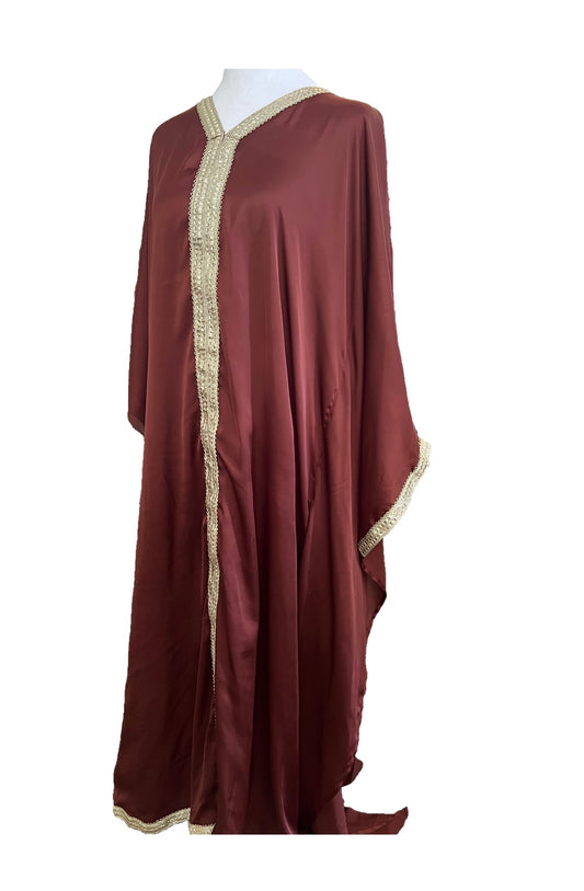 Elegant Kaftan Made from Silk Fabric